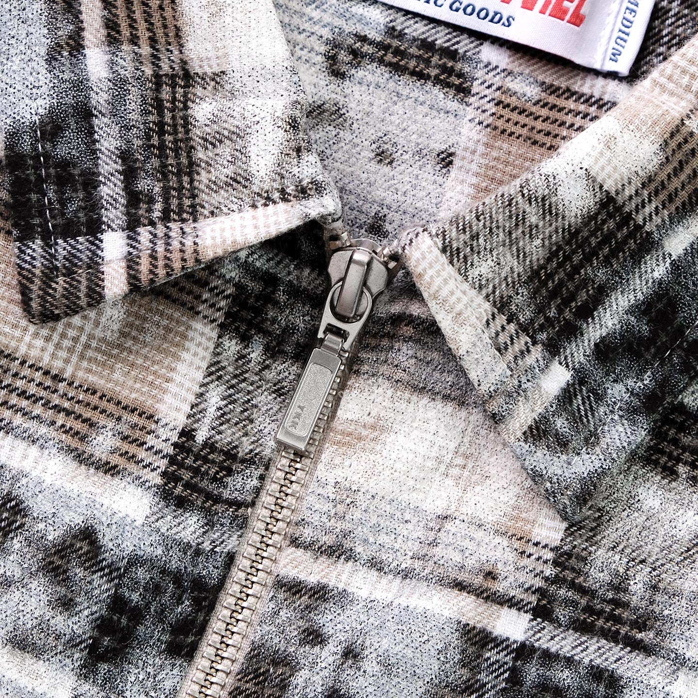 ACID ZIP SHIRT - DUST BEIGE - Image 3