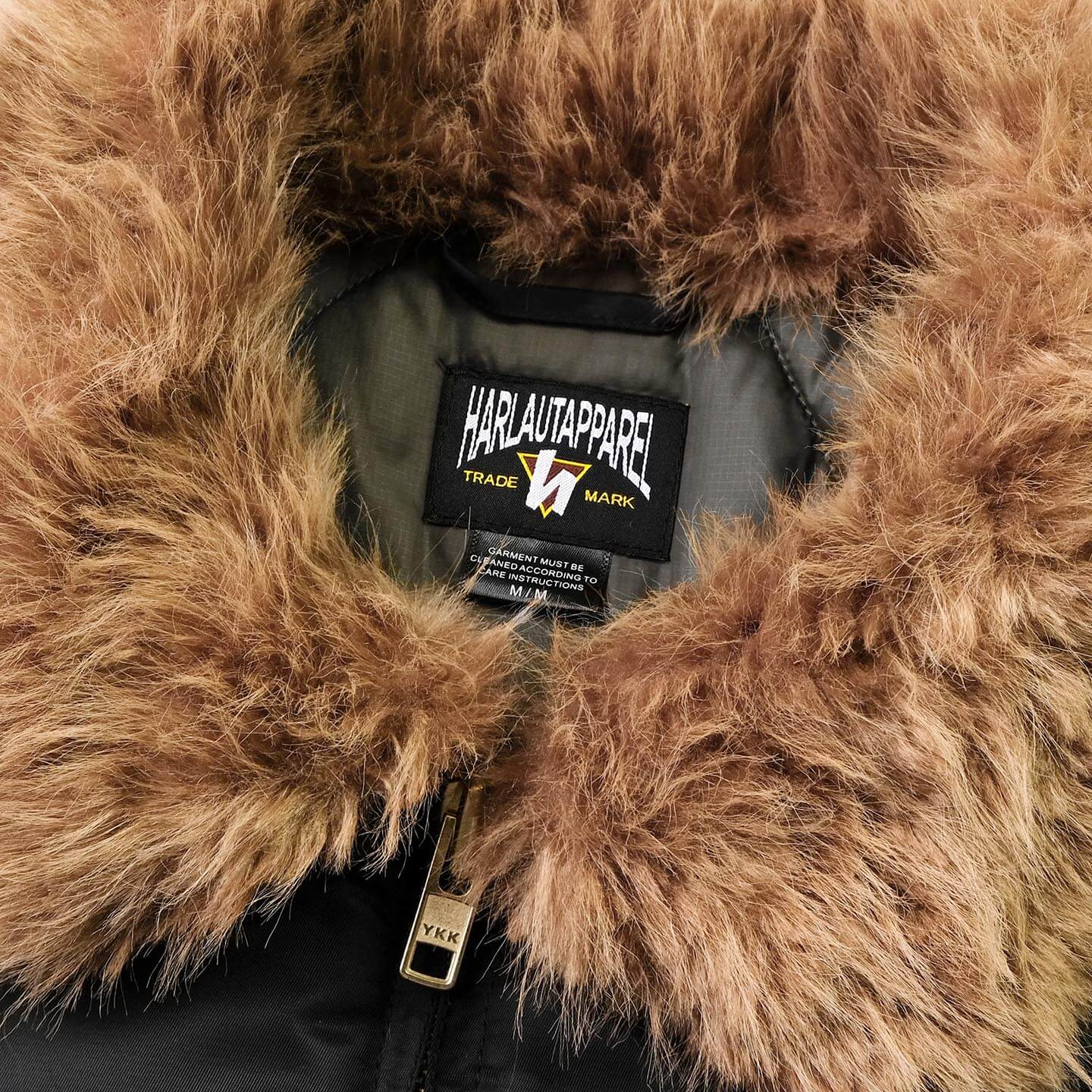 BOMBER FUR JACKET - BLACK - Image 4