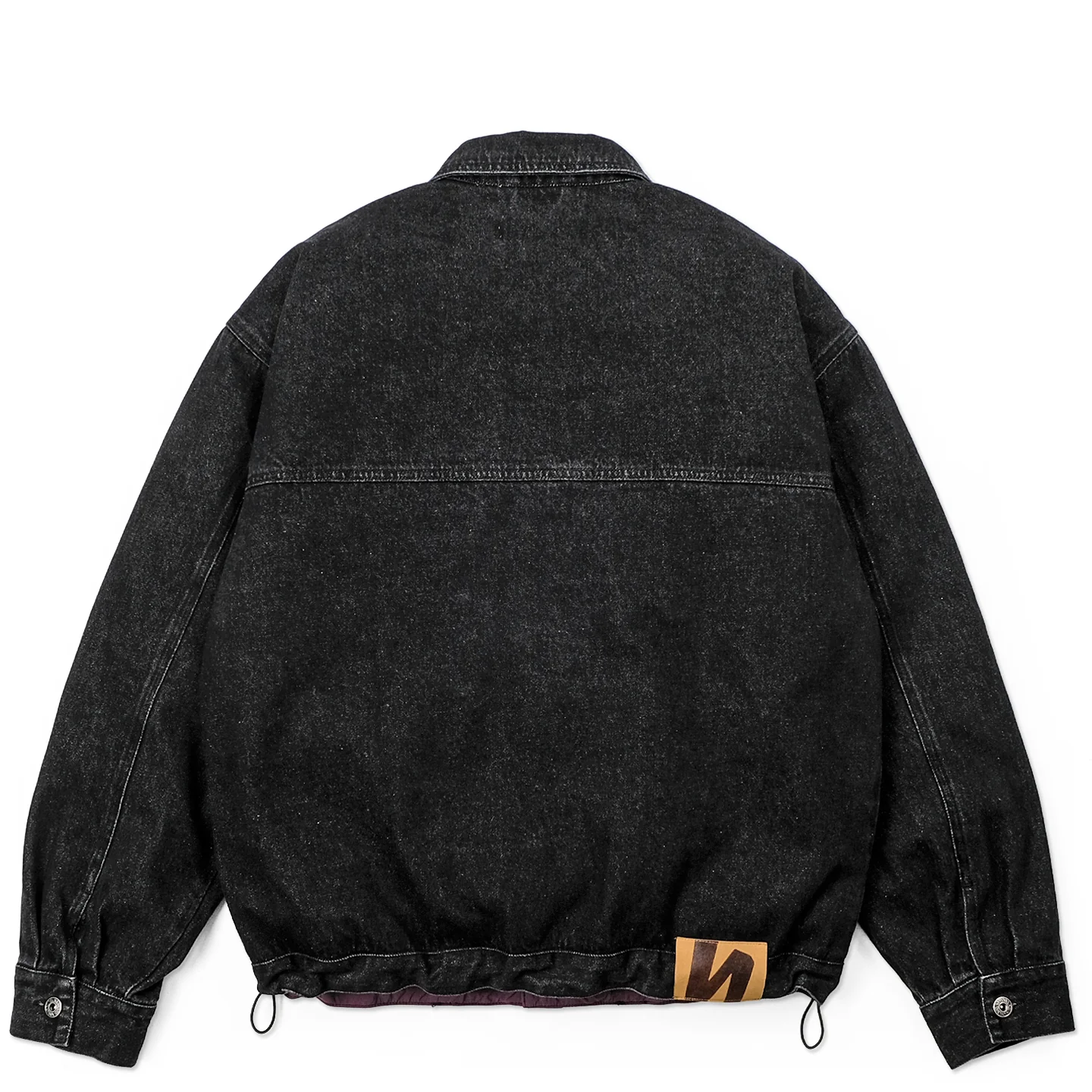 DENIM 13.5OZ JACKET - WASHED BLACK - Image 3