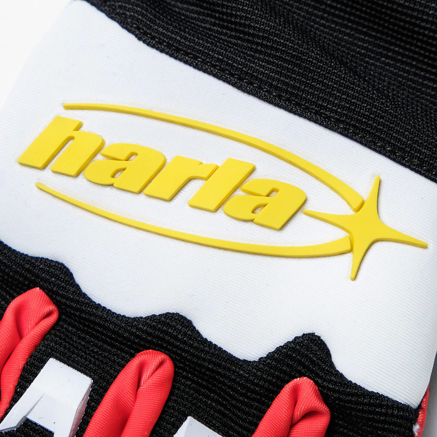 HARLA DIRT GLOVES - WHITE / RED - Image 3