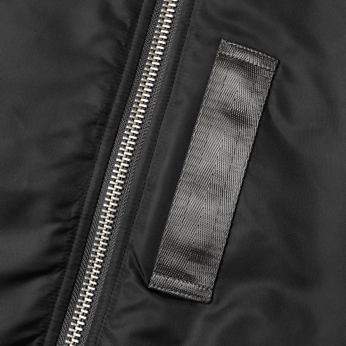 HOODED BOMBER JACKET - BLACK / RED - Image 5