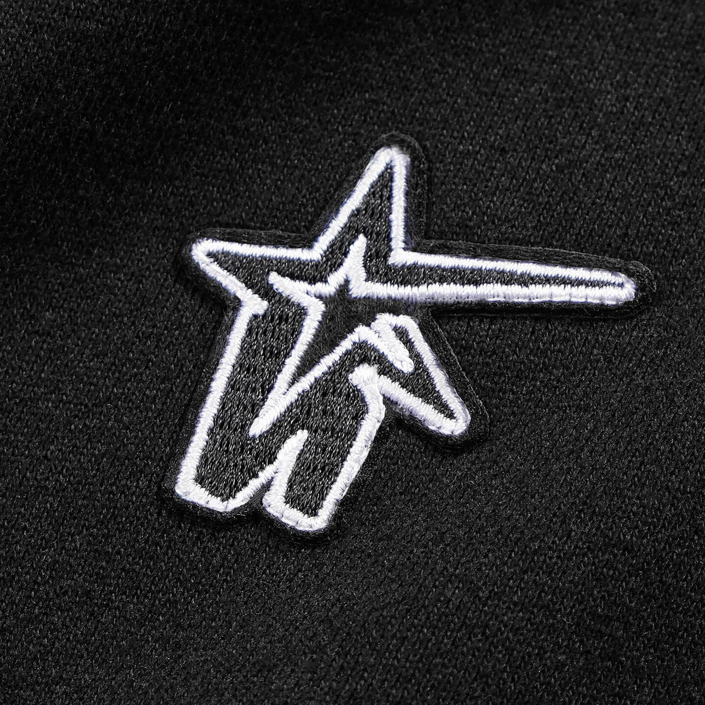 STAR TRACK ZIP SWEAT - BLACK - Image 3