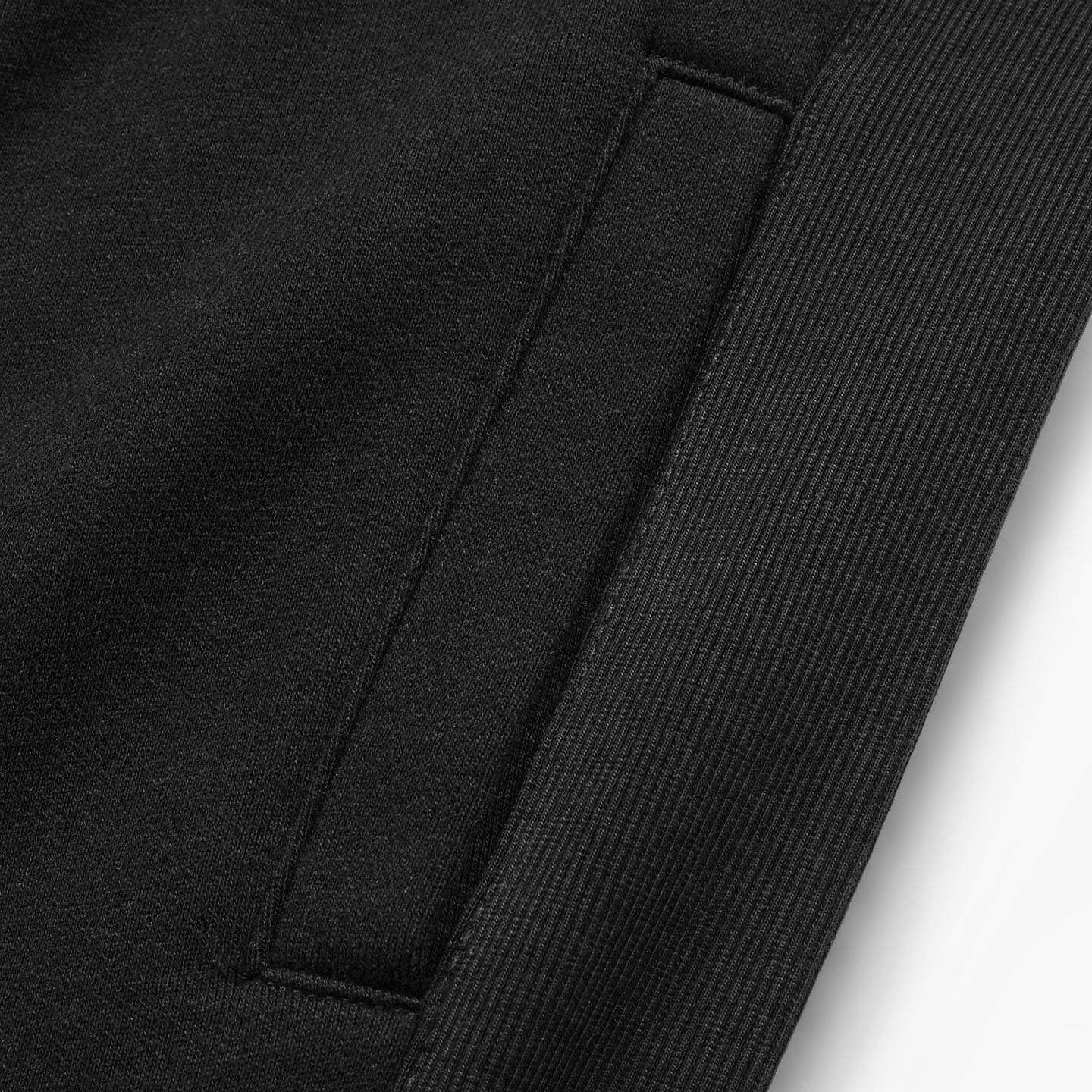 STAR TRACK ZIP SWEAT - BLACK - Image 4